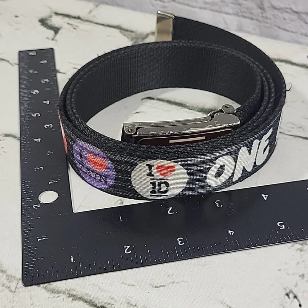 Vintage Buckle‎ Down 1D I Love One Direction Belt Boyband Fandom One Size